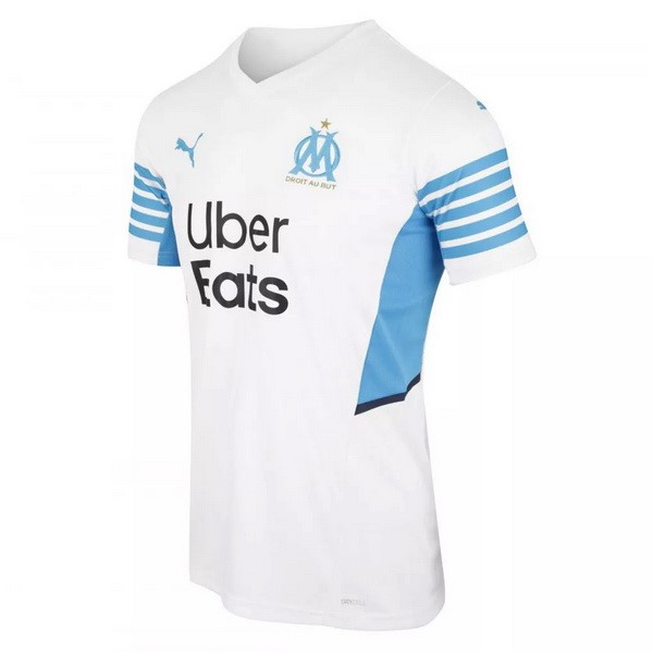 Heimtrikot Thailand Marseille 2021-2022 Weiß Günstige Fußballtrikots